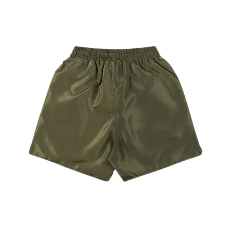 Saint Vanity Green Nylon Shorts