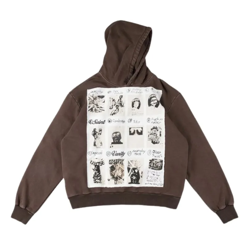 Saint Vanity Brown Hoodie